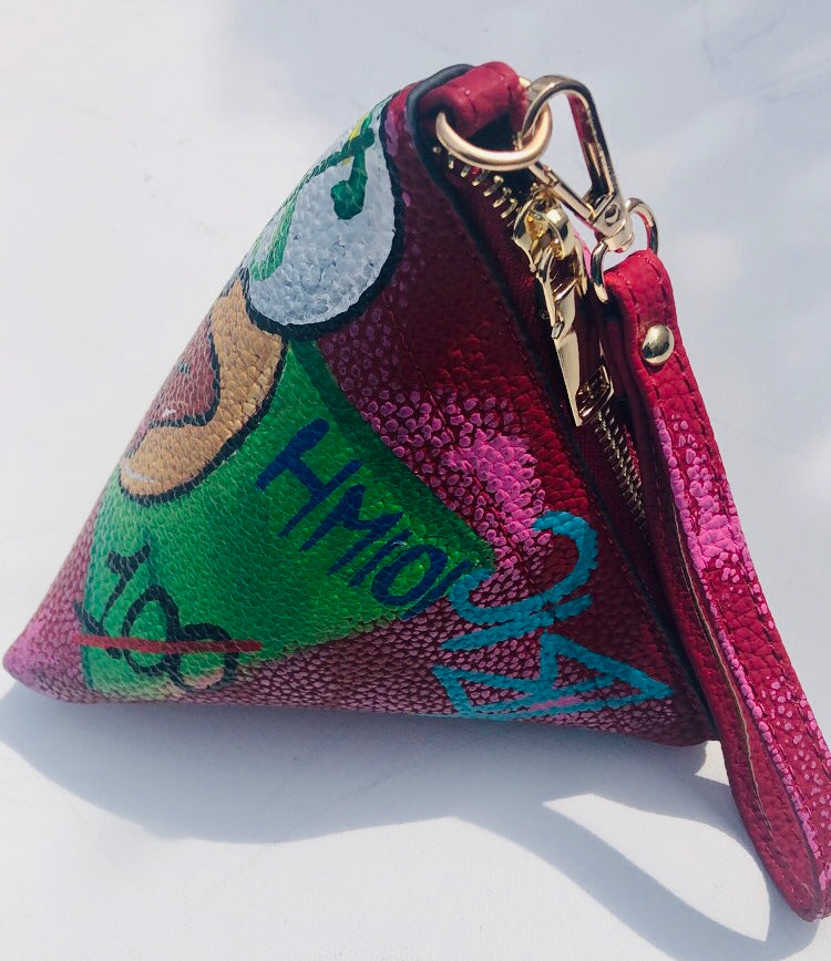 Money bag wristlet